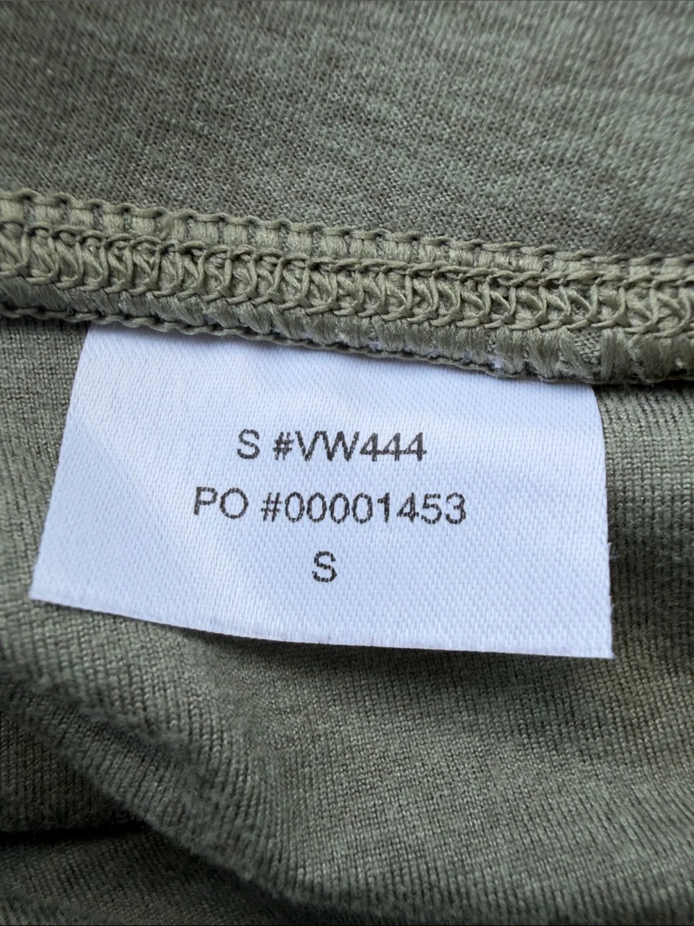 Vuori small olive green longline sports bra and leggings